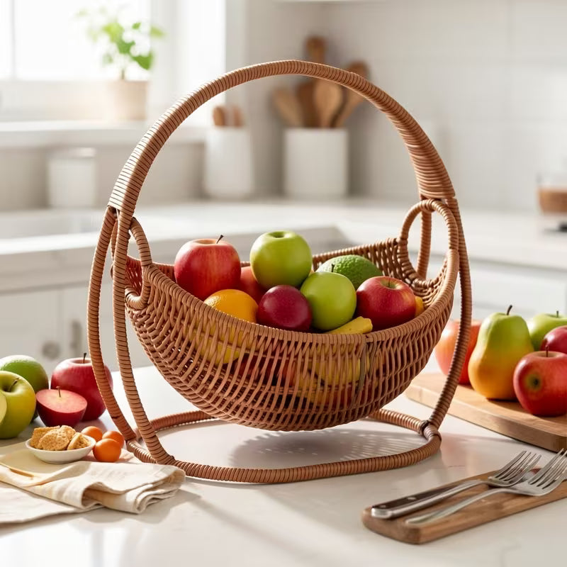 Panier de rangement décoratif pour salon ou étagère