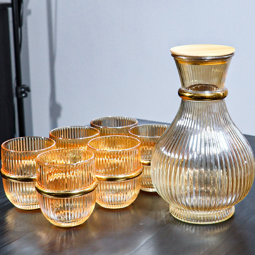 Ensemble De 7 Pièces Carafe & Verres