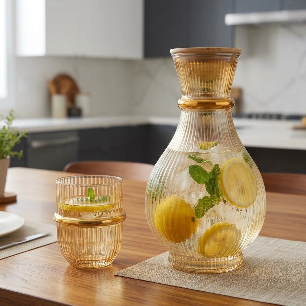 Ensemble De 7 Pièces Carafe & Verres